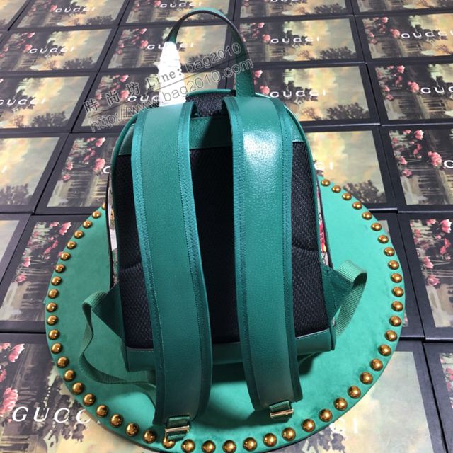 Gucci包 古馳女包 547965 花膠/綠皮 gucci雙肩女包 gucci後背包  gudj1400